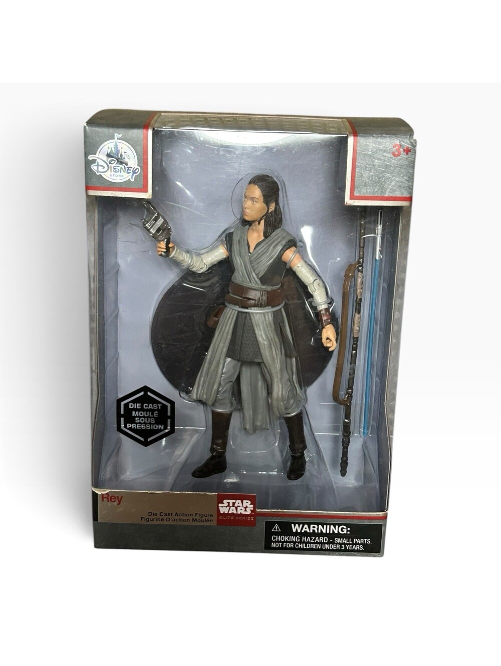 Star Wars Disney Store The Last Jedi Rey Elite Series Die Cast Action Figure New